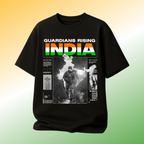 Guardians Rising India open black Oversized T-Shirt Prospera Clothing