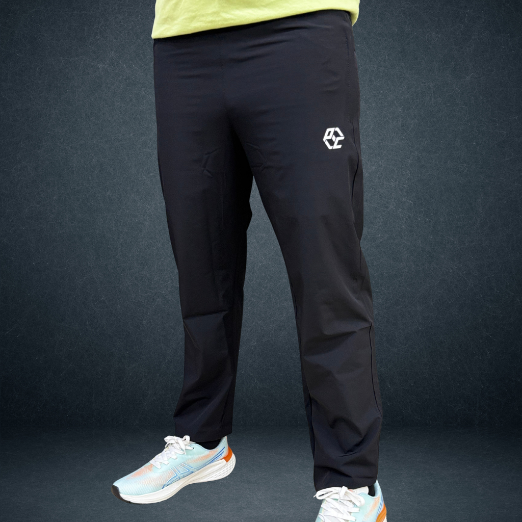Prospera Crush Blend Track Pants Black — Premium Streetwear Bottom with Zip Pockets | Prospera Clothing