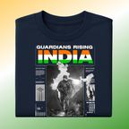 Guardians Rising India fold navy blue Oversized T-Shirt Prospera Clothing
