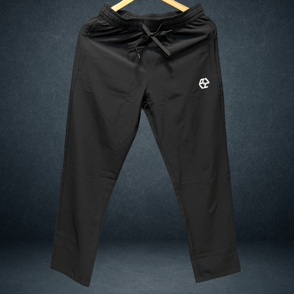 Prospera Crush Blend Track Pants Black — Premium Streetwear Bottom with Zip Pockets | Prospera Clothing