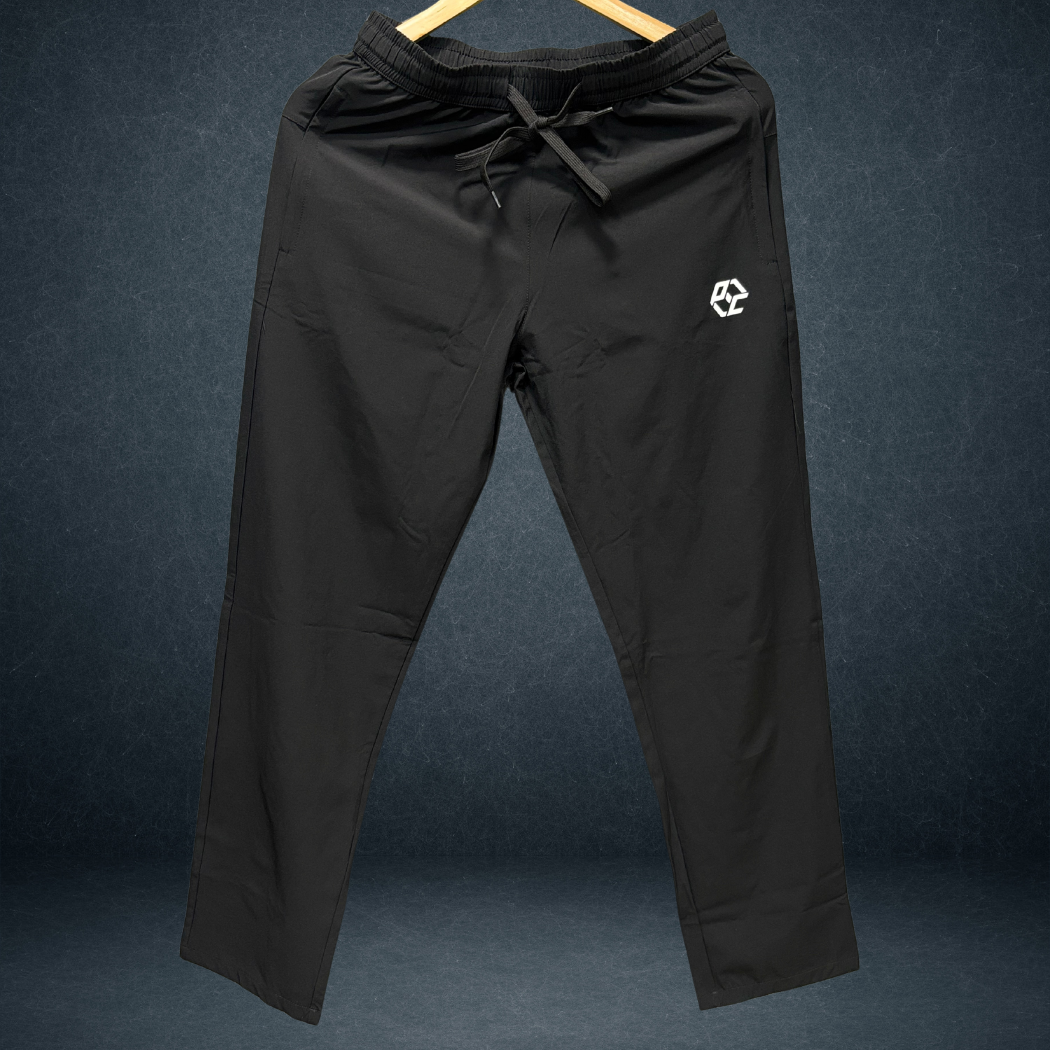 Prospera Crush Blend Track Pants Black — Premium Streetwear Bottom with Zip Pockets | Prospera Clothing