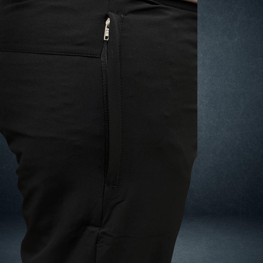 Prospera Crush Blend Track Pants Black — Premium Streetwear Bottom with Zip Pockets | Prospera Clothing