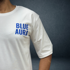 Blue Aura Oversized T-Shirt — Mumbai Cricket Streetwear | Prospera Clothing