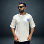 Blue Aura Oversized T-Shirt — Mumbai Cricket Streetwear | Prospera Clothing