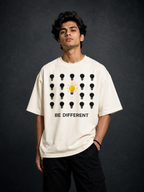 Be Different Oversized T-Shirt | 240 GSM Premium Cotton |Prospera Clothing