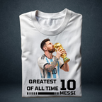 Greatest Of All Time Messi Oversized Unisex T-Shirt | Prospera Clothing