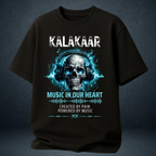  Kalakaar black oversized graphic t-shirt - Prospera Clothing streetwear