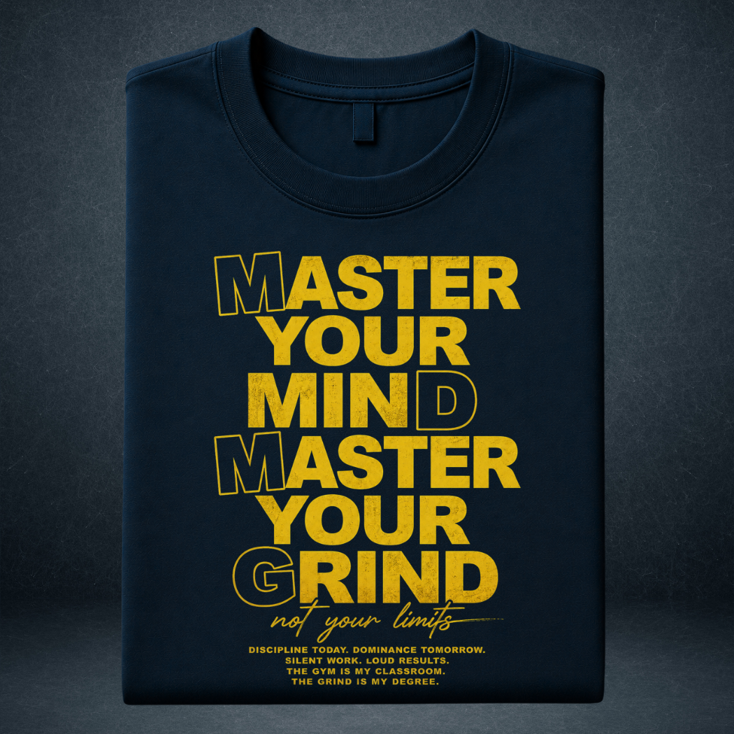 Master Mind Oversized T-Shirt -Gym Tee | Prospera Clothing