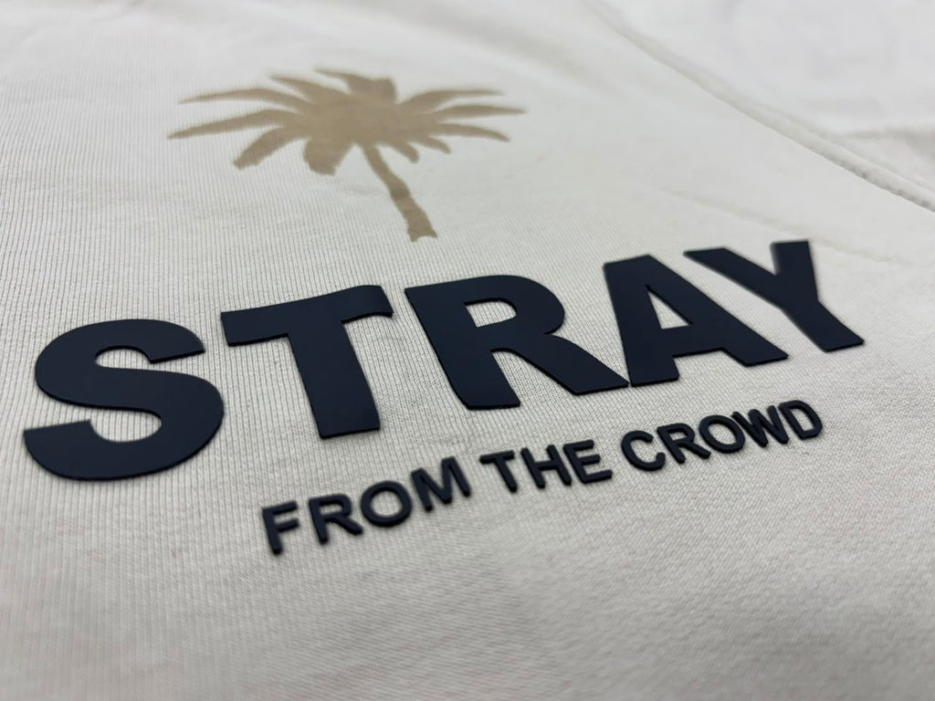 stray from the crowd oversized tshirt front chest print detail 250 gsm french terry prospera clothing india