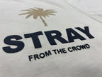 stray from the crowd oversized tshirt front chest print detail 250 gsm french terry prospera clothing india