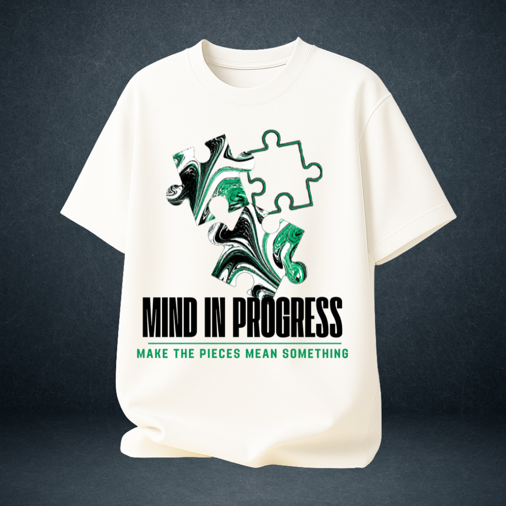 Mind In Progress Unisex Oversized Graphic T-Shirt |Prospera Clothing